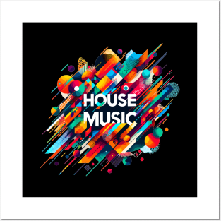 Abstract House Music - Jack Your Body Posters and Art